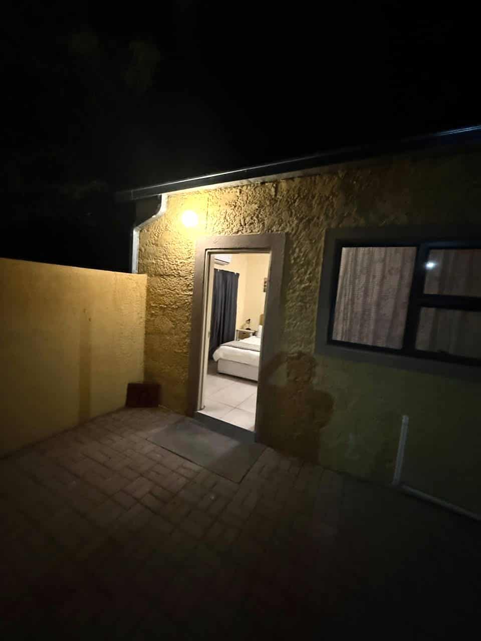 Quiet room light at night