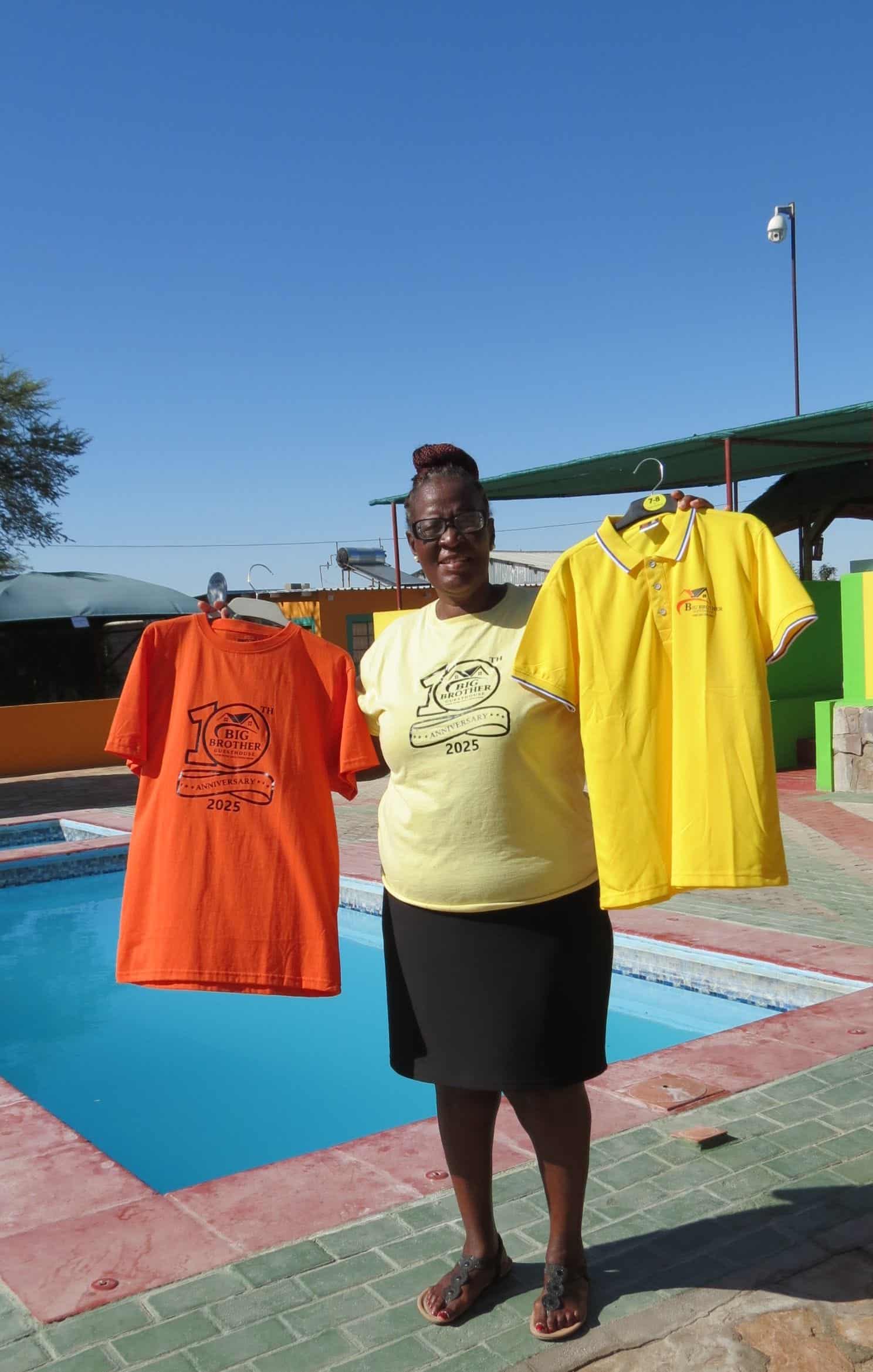Big Brother shirts in orange and yellow